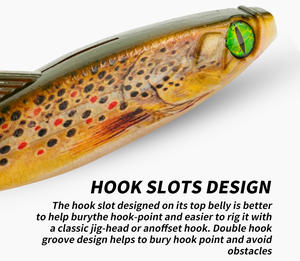 Esca Artificiale Grande con Coda a Pagaia 19cm/63g, Esca Morbida a Coda a T per Pesca - Product Image 6