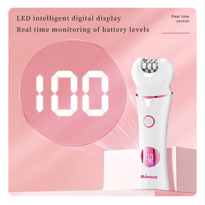 Depiladora eléctrica inalámbrica recargable para mujer con funciones de eliminación de vello húmedo y seco pinzas <span class=keywords><strong>afeitado</strong></span> recorte diseño impermeable - Product Image 4