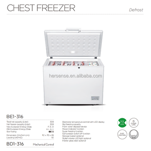 BE1-316 White <b>Chest</b> Freezer Large Capacity Energy Efficient for Home Garage and Commercial <b>Storage</b> Hands-Free Lid Design This - Product Image 6