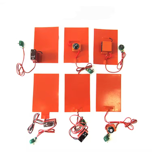 Pemanas <span class=keywords><strong>PI</strong></span> Polyimide fleksibel 24V 48V 235*110mm elemen pemanas Film fleksibel peralatan pemanas panas baterai Foil logam terukir - Product Image 5