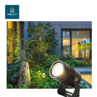 Projecteurs LED à piquet pour jardin et aménagement paysager, en aluminium, basse tension, IP65, 6W/12W RGBW, contrôle par application, éclairage de pelouse/jardin