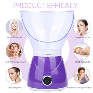 Vaporizador Facial Eléctrico Portátil Nano para Uso Doméstico, Ligero con Humidificador, Sistema de <span class=keywords><strong>Vapor</strong></span> con <span class=keywords><strong>Ozono</strong></span>, Iluminador e Hidratante - Product Image 2