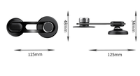 Support de téléphone magnétique Support de moniteur de charge sans fil Support latéral pour ordinateur portable