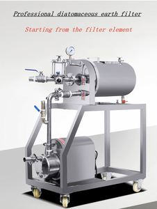 Filtre vertical en diatomite en acier inoxydable de qualité alimentaire pour la brasserie de bière et de vin, le vin jaune fin et les liqueurs rouges - Product Image 3
