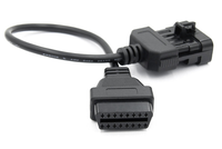 OBD2-Kabel 10-Pin Stecker auf OBD2 16-Pin Buchse Adapter für Vauxhall und Opel