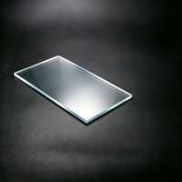 Plaque acrylique anti-reflet de qualité optique découpée sur mesure, panneau PMMA transparent AG pour cloisons de bâtiment
