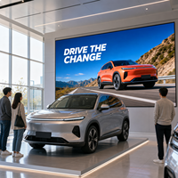 Mur vidéo LED fixe HD couleur pleine, angle de vision large de 160 degrés pour concessionnaires automobiles, salles d'exposition automobiles, centres d'exposition automobiles