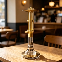 Chicha de luxe grande taille en aluminium avec technique de laque, style moderne