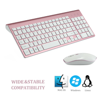 Ensemble clavier et souris sans fil, silencieuse, ultra-fin, avec numérique, pour mac