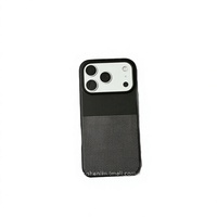 Coque magnétique en sable de quartz compatible avec iPhone 17 PRO MAX - Étui magnétique en treillis de sable rocheux