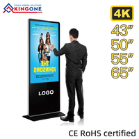 Pantalla Digital Personalizada con Soporte de Pie, Kiosco con Pantalla Táctil LCD para Publicidad, con Entrega Rápida para Promoción Minorista