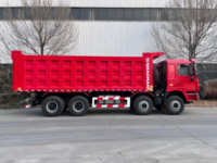 Camion benne SHACMAN F3000 8X4 d'occasion de 18 mètres cubes et 375 CV, camion benne 8X4 Howo à vendre par des fournisseurs chinois