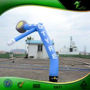 Gonfiabile Pubblicitario <span class=keywords><strong>Blu</strong></span> / Uomo Gonfiabile - Strumento Pubblicitario Danzante e Salutante per Promozioni Autolavaggi e Grandi Inaugurazioni - Product Image 4