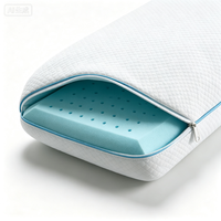 Memory-Schaum-Kissen Standardgröße Gel-Bettkissen mit Abnehmbarem Bezug Ultimativer Komfort und Unterstützung Optimal für Seiten- und Rückenschläfer