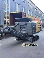 Concasseur à mâchoires mobile mini portable à moteur diesel pour l'extraction minière, la construction et le calcaire, longue durée de vie