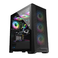 Boîtier PC E-ATX pour jeux, châssis en acier, GPU 375 mm, refroidisseur CPU 170 mm, 2 SSD, 2 HDD, carcasa de computadora