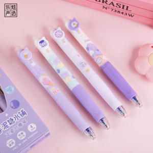 Silinebilir jel kalem okul kırtasiye sevimli karikatür silinebilir kalem yaratıcı okul öğrenci çocuklar silinebilir kalem - Product Image 6