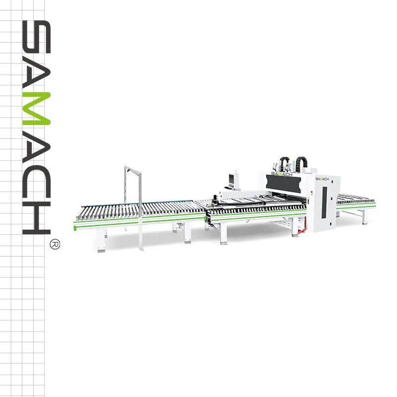 SAMACH CNC 6 permukaan jalur produksi bor CNC mesin spindel ganda pengeboran