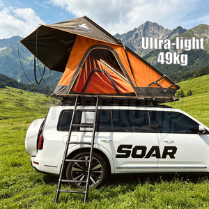 Tente de toit rigide triangulaire ultra-légère 49 kg, toutes saisons, imperméable, profil ultra-fin 8 cm, vente en gros usine pour distributeurs et agents - Product Image 1
