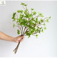 Penjualan Panas Daun Buatan Enkianthus Perulatus Bulat, Daun Jepang, Tanaman Hijau untuk Dekorasi Meja Rumah