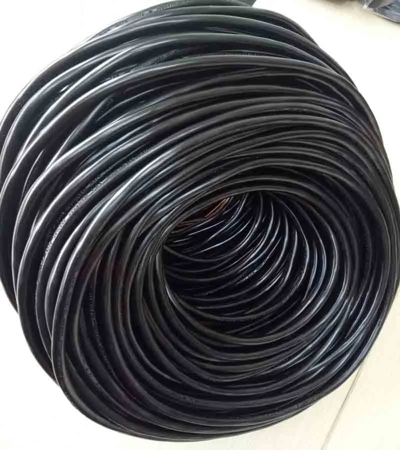 PVC sheath power cable H05VV-F(black)European standard oxygen free copper RVV 2-3x 0.75 1.0 1.5 2.5 square sheathed