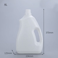 Bouteilles Plastiques Vides de 1L, 2L, 3L, 5L pour Lessive et Nettoyants Liquides à Usage de Blanchisserie