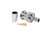 Connecteur mâle BNC à sertir pour caméras de vidéosurveillance, audio, LMR200, RG58, LMR195, RG223, RG400, RG142, ALMR240, ALMR-240, RG59, H155 – Connecteurs RF