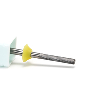 XF Mini Barrel R Cut 2.3*12.7 Embouts de ponceuse à ongles en carbure pour nettoyage des cuticules, lissage des ongles naturels et élimination des résidus de gel