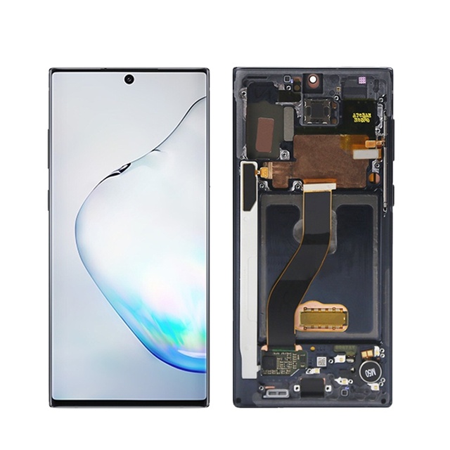 Original for Samsung for Galaxy Note 10 Plus Screen Lcd With Frame Note10 Lite Oled for Samsung Note 10 5G Screen Replacement