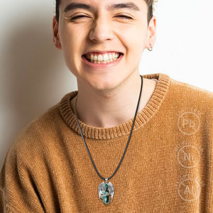 Merryshine argento placcato rame Design personalizzato drago 3D animale ametista ossidiana gioielli ciondolo produttore collane - Product Image 3