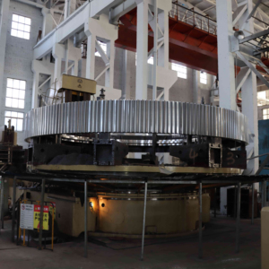 Client OEM C45 usine de ciment en acier forgé grand anneau engrenage coulée broyeur à boulets grand anneau d'engrenage circonférence droite anneau d'engrenage - Product Image 1