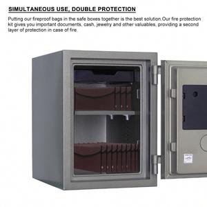 CUSTOM Fireproof PP & Fiberglass <b>Document</b> <b>Bag</b> Office & School Use Cash Envelope Holder Filing Product - Product Image 6