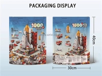 LELE 1000 piezas 6 en 1 Castillo, Ciudad, Casa, Villa, Palacio Real, Ladrillos de Construcción DIY, Juguetes de Ensamblaje, Sets de Bloques de Construcción