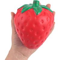 Southpeak Squishy en PU à rebond lent, simulation de fruits (Pêche, Fraise, Pastèque), jouet sensoriel anti-stress pour TDAH et anxiété
