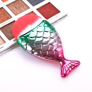Pinceau de maquillage pour femmes, simple, Portable, dégradé, sirène poisson, voyage, fond de teint <span class=keywords><strong>BB</strong></span> crème, 1 pièce - Product Image 6