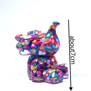 Handmade thân thiện với môi ít bay voi điêu khắc độc đáo tự nhiên đá nhựa động vật trang trí thủ công mỹ nghệ - Product Image 3