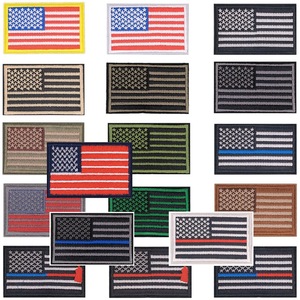 متوفر في المخزون ألوان وأنماط مختلفة مطرزة الولايات المتحدة الأمريكية من الرقع مع دعم للخطاف والحلقة - Product Image 4