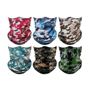 6 Gói Hỗn Hợp Câu Cá Ma Thuật Mặt Nạ Ống Cổ Gaiter Ấm Hơn Thở Bandana Mũ Nón Buffs