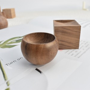 Diffuseur en bois en forme d'œuf, brûleur d'huiles essentielles d'aromathérapie au bois de santal, portable pour la maison et le bureau - Product Image 1