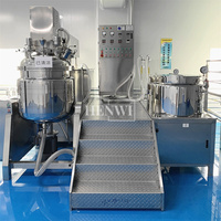 Máquina Mezcladora de Jarabe de Azúcar Henwi de 100-500 Litros, Mezcladora Emulsionadora al Vacío, Máquina de Producción de Cera de Abejas SUS