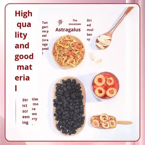 Chá Floral de Morango, Espinheiro, Casca de Tangerina e Astrágalo Ingredientes Genuínos Misturados 180g Caixa Selada Prazo de Validade de 365 Dias Anhui - Product Image 4