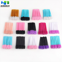 Brosse à cils jetable professionnelle Hanheng, applicateur de mascara, brosse pour extensions de cils, brosse à cils en spirale