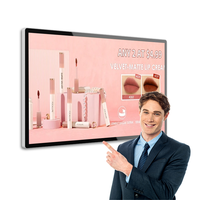 Display LCD Digitale da Parete con Cornice Ultra Sottile da 43/49/55/65 Pollici 2K con Sistema di Gestione Contenuti