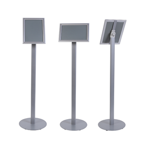 <span class=keywords><strong>Support</strong></span> de sol à hauteur fixe avec cadre à clipser pour contrats, menus, promotions, formats A3 et A4 - Product Image 4