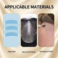 Colle à dentelle Radistuns 15ml à base d'huile, imperméable, forte tenue, transparente, pour kit d'installation de perruques frontales