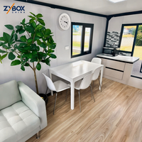 ZYBOX Moderna Villa/Apartamento Contenedor Plegable Expandible de Doble Ala de 20 pies, Montaje Rápido en 10 Minutos, Hogar Plegable Aislado