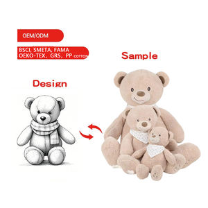 Cina fabbrica di giocattoli eco-friendly marrone orsacchiotto morbido peluche per bambini certificati OEKO-TEX piccole dimensioni PP cotone regalo perfetto - Product Image 1