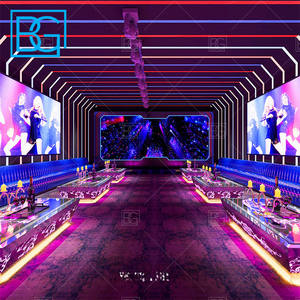 Espositore in cristallo bordo soffitto Interior Design luci Laser Night Club mobili bancone <span class=keywords><strong>Bar</strong></span> decorazione per Night Club - Product Image 1