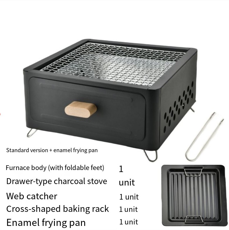 Dark black color-Standard Edition+Frying pan