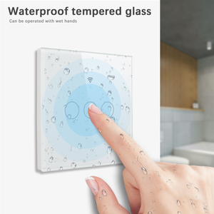 Interruttore Intelligente Wireless RF433 a 4 Canali con Sensore Touch, Pulsante a Muro per Casa Intelligente, Timer Compatibile con Tuya, Alexa e <span class=keywords><strong>Google</strong></span> Home - Product Image 4